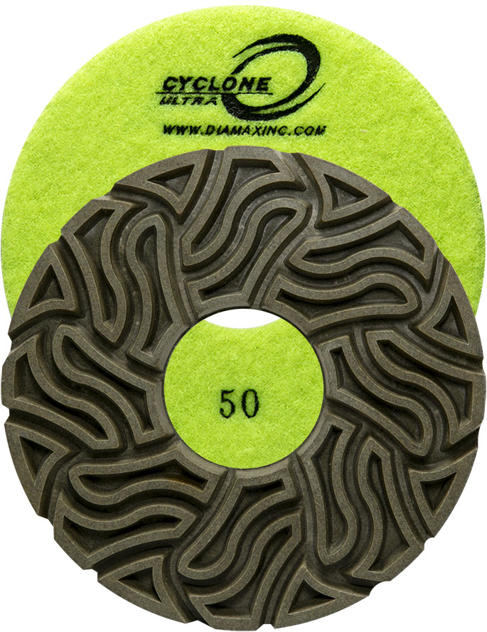 [CUV60050] 6" Cyclone Ultra Straight Edge Velcro 8mm (#50)