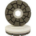 Tenax 6" Snail Lock Flat Edge Resin Diamond Polishing Wheel — FG Quartz Series