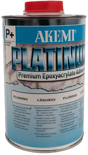 [12331] Akemi Platinum 5.0 P+ Flowing - Transparent-Opaque Epoxyacrylate Adhesive (Quart)