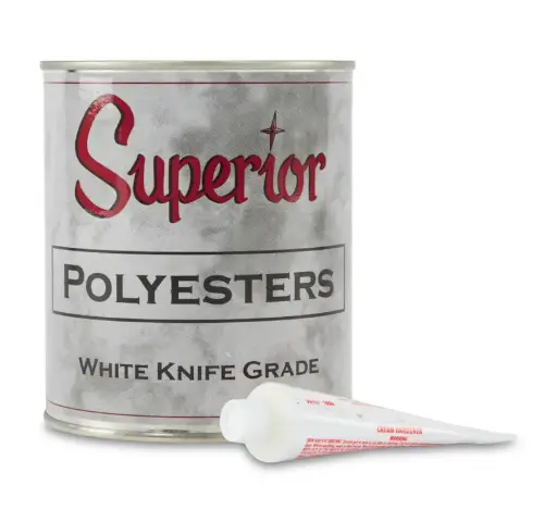[SUP-200-02030-10] 1 Quart POLYESTERS White Knife Grade Superior