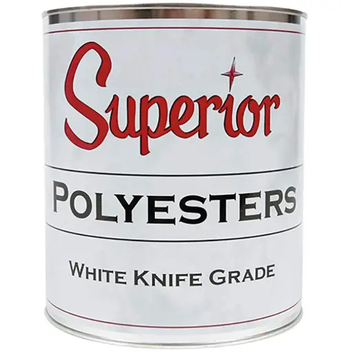 [SUP-200-02030-12] 1 Gal. POLYESTERS White Knife Grade Superior