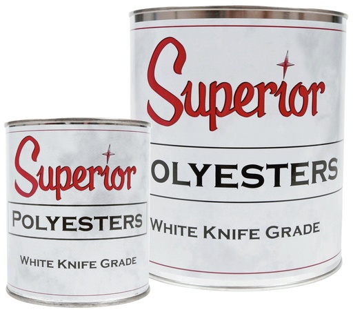 [SUP-200-02030-12] 1 Gal. POLYESTERS White Knife Grade Superior