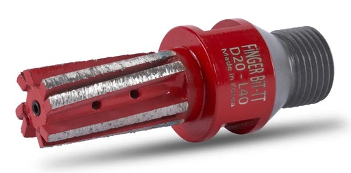 [FBDS-TT] DS Red Finger Bit - TT - Ø20 ½"Gas L40 Twin N8 DS2