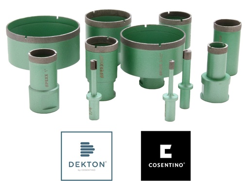 [23601-01028] APEXX Green Porcelain UCS Blind-Hole Bit 3/8" x 5/8"-11 - Approved by Cosentino for Dekton