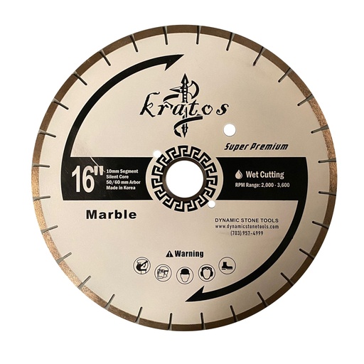 [MBL1601] Kratos 16" Bridge Saw Marble Blade