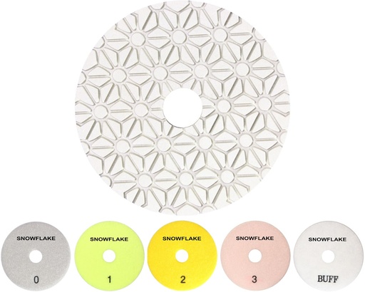 [22938-07004] 4" 3 Step Pad - White Resin - Position 0