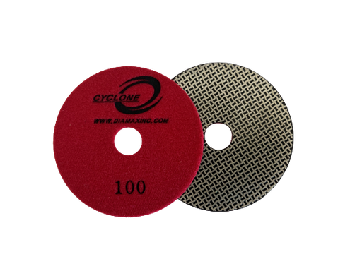 [PDE4100] Cyclone 4" Electroplated Wet Polishing Disk 100 Grit