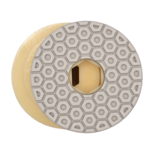 [PESL5W0050] 5" Pro-Edge Polishing Disc - Snail Lock - White Resin #50
