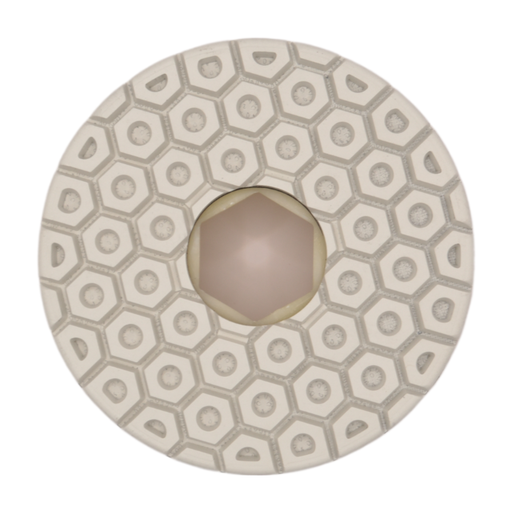 [PESL6W0800] 6" Pro-Edge Polishing Disc - Snail Lock - White Resin #800