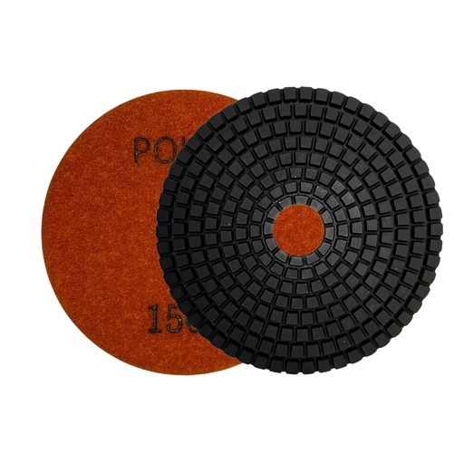 [WPBFW01] #Buff White -4" Wet Polishing Pad - POLLY