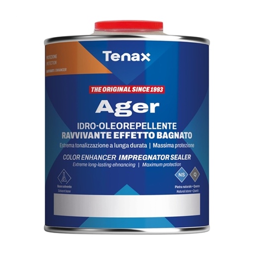[1MPA00BG60] Tenax Ager 5L Stone Enhancing Sealer for Marble, Granite, & Natural Stone – Color Enriching, Stain Protection