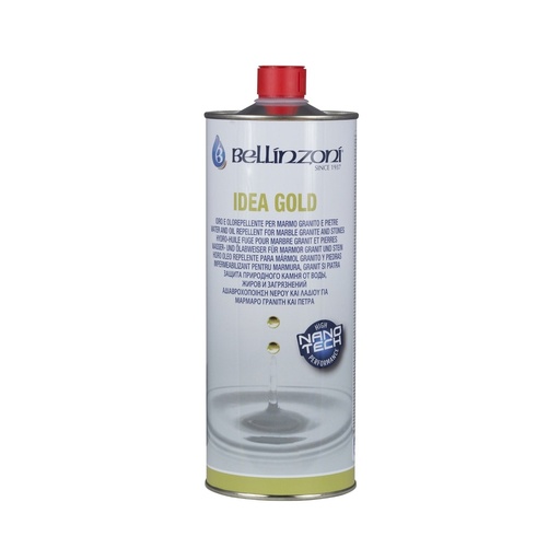 [083CGOLD001] Bellinzoni Idea Gold Antistain Protective Agent Natural Color 1 L