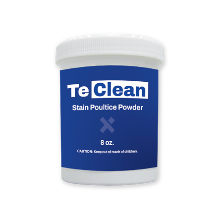 [1TEFILLCLEAN] Tenax Teclean Stain Remover Poultice Powder 8 Oz. Tenax