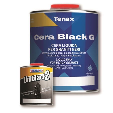 [CERABLACKG1QT] Tenax Black Wax Cera Pasta Black Wax Paste 1 Liter