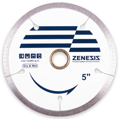 [ZLPS10P4506C] ZENESIS 4.5" Continuous Rim Porcelain Blade - Dry&Wet