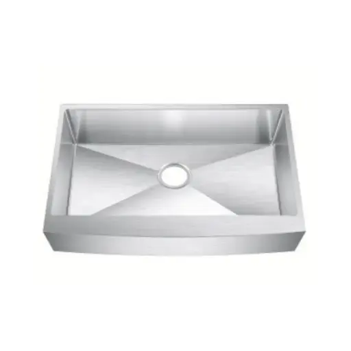 [APR3018] APR3018 - Single Bowl Farm Sink Fits 30" Cab. (7" Apron - 28" x 21-1/4" x 9")
