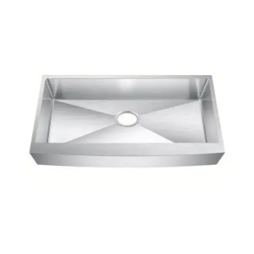 [APR3218] APR3218 - Single Bowl Farm Sink Fits 36" Cab. (7" Apron - 34" x 21-1/4" x 9")