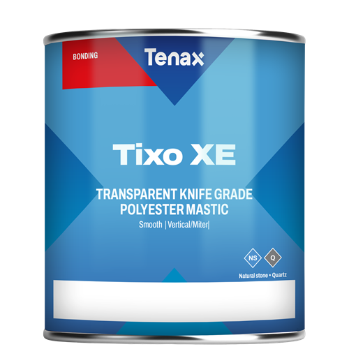 [TIXOEXTRASPCT1QT] Tenax Tixo Extra Knife Grade Transparent Glue For Granite, Marble And Natural Stones - Quart Tenax