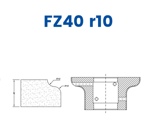 [SC67174] SC67174 40mm Modified Ogee Flat Line 60 - (Bore 35 Fitting) Profile FZ40 r10 Electroplated Position 1 Electroplated Kit (soft materials, marble)
