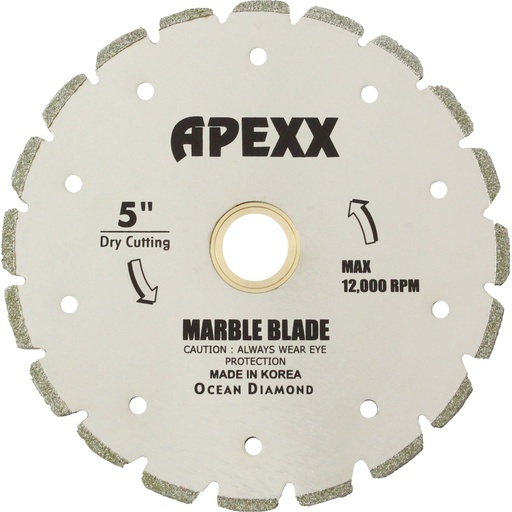 [20830-01004] APEXX V-Slot Electroplated Marble Blade 6" x 7/8"-20mm-5/8"