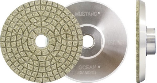 [21629-02004] MUSTANG Resin-Bond Cup Wheel 4" x 5/8"-11, #200 Grit