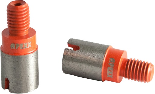 [22401-02013] APEXX Orange Incremental Cutting Tip D20 x 23 x M12 
w/ Slots (ES & Granite)