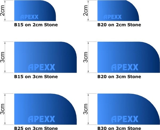 [22501-01270] Apexx Router Bit_B20 - Pos.0 Segmented