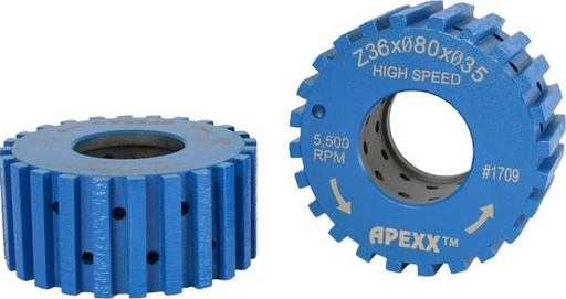 [22701-01016] APEXX Blue High-Speed Z Wheel Z36 x Ø80 x Ø35 - Pos.1 