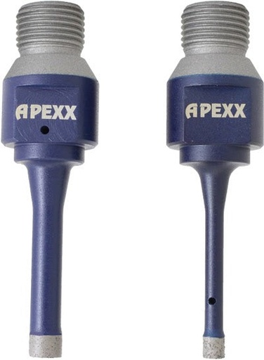 [23501-08002] APEXX Reverse Thread CNC Blind-Hole Bit 3/8" (10mm) x LH-1/2"-Gas
