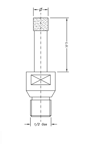 [SC02076] SC02076 SHS THIN CROWN Ø15 ½" Gas