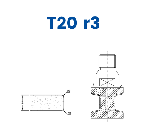 [SC23114] SC23114 LINE 20 20mm Eased Top & Bottom r3 Profile T20 r3 Position 3 BiPower Electroplated Kit (soft materials, marble)