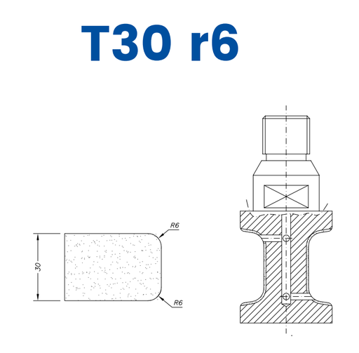 [SC23D156] SC23D156 LINE 20 30mm Eased Top & Bottom r6 Profile T30 r6 Position 3 BiPower Electroplated Kit (soft materials, marble)