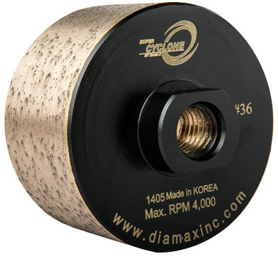 [SRW236] Cyclone Stock Removal Wheels 2" x 2" 36 Grit