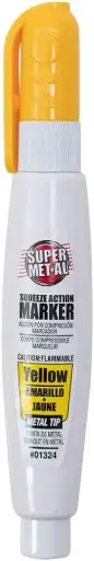 [SKM-1324] Super Met-Al Tip Marker, Yellow - No Dye