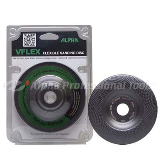 [VDF505H] Alpha Professional Tools VFlex Disc 5" #50 5/8"-11