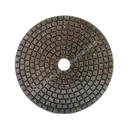 [FD40150M] Alpha Ceramica Metal 4" Preparation Stage for Wet Granite Polishing Hook & Loop #150