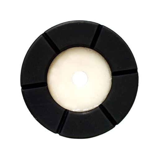 [ADBLACK] Alpha Advantage Final Polish Disc for Floor Polishing (3.5" Diameter, Buff Grit, Black)