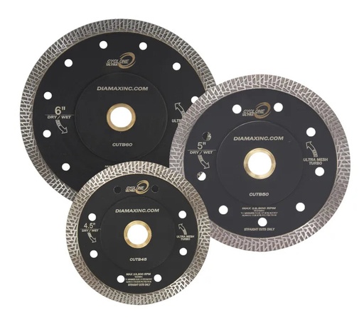 [CUTB70] 7" Cyclone Ultra Porcelain Turbo Blade 1" - 5/8 - 7/8 (Double Bushing)