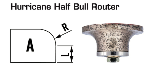 [RHOG20C] 20mm Hurricane OGEE Router Pos. 1  (Shape F)