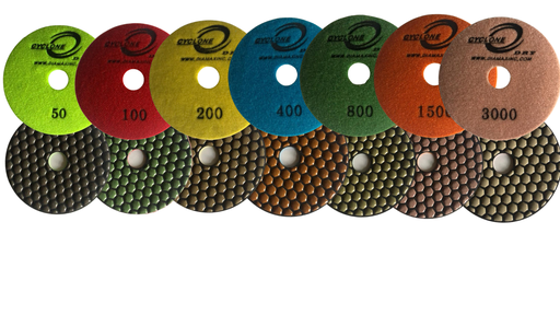 [CDP4100] 4" Cyclone HexaDry Pad 100 Grit