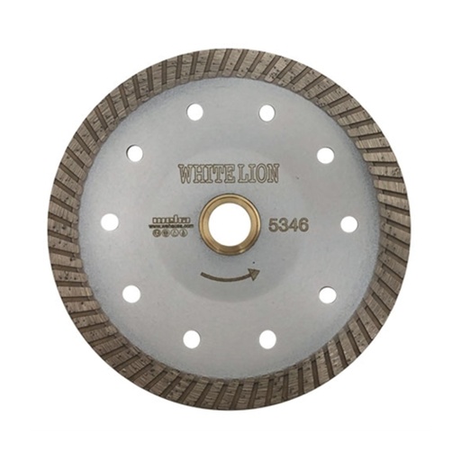 [51525] Weha USA Matrix 12" Continuous Rim Blade with Reinforced Core and 1" Arbor for Natural Stone, Engineered Stone and Quartz Material with Glass.