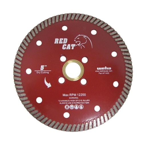 [71414] Weha USA 14" Red Cat Diamond Bridge Saw Blade for Granite, Quartz, Quartzite, Marble