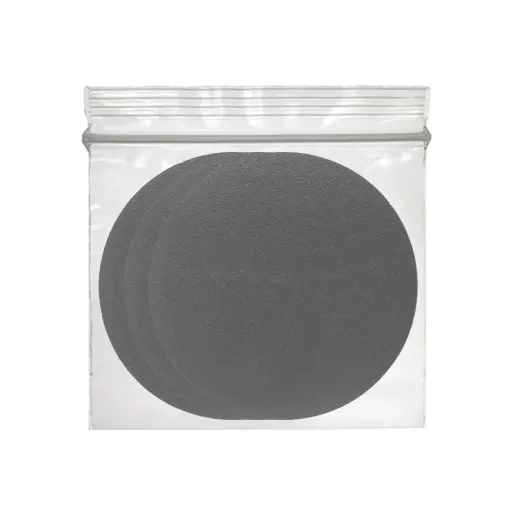 [SNDPPR10PC320] #320 - 4-1/2" x 10pcs Sand Paper - Silicon Carbide Velcro Back