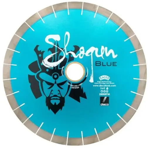 [DUBSD103] Disco Shogun Blue 16" Bridge Saw Blade (20mm 16" 3.2x20x60)