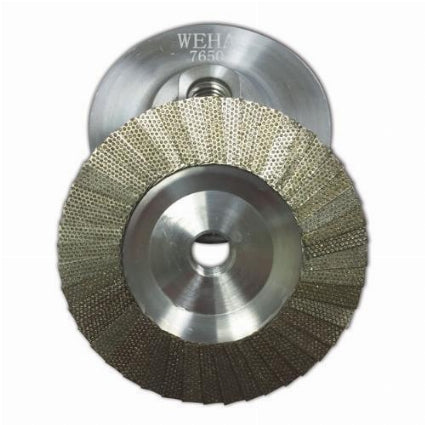 [7651] Weha 4" Flap Diamond Cupwheel 120
