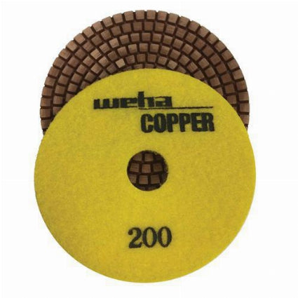 [15401] Weha 4" Copper pad 50 Grit
