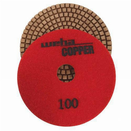 [15402] Weha 4" Copper pad 100 Grit