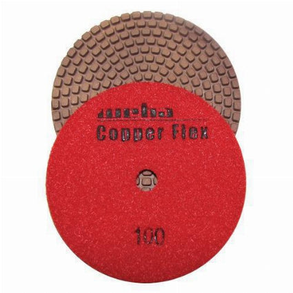 [15502] Weha 4" CopperFlex 100 grit
