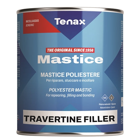 [14AC01BG40BUFF] Travertine Filler Buff 125ml Tenax